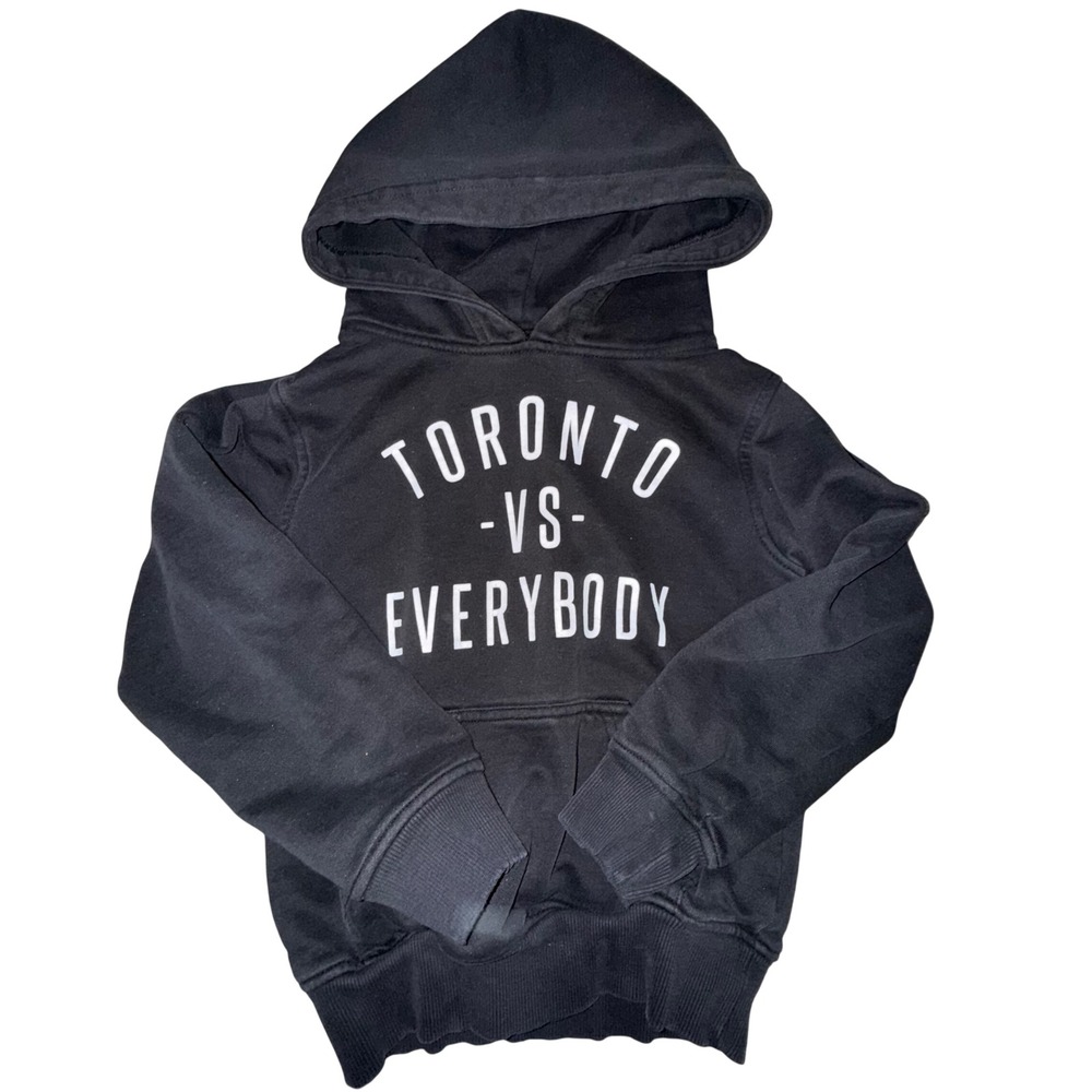 Kids Black Toronto Vs‎ Everybody Hoodie Sweatshirt Size XS
